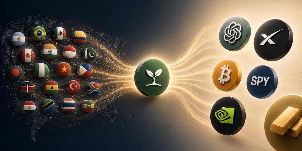 Grow connects global currencies to international investment assets